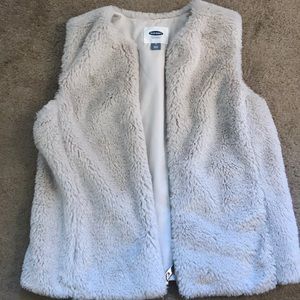 Old Navy fuzzy vest